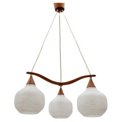 Vintage Ceiling Lamp by Uno & Östen Kristiansson for Luxus, 1950s Sweden