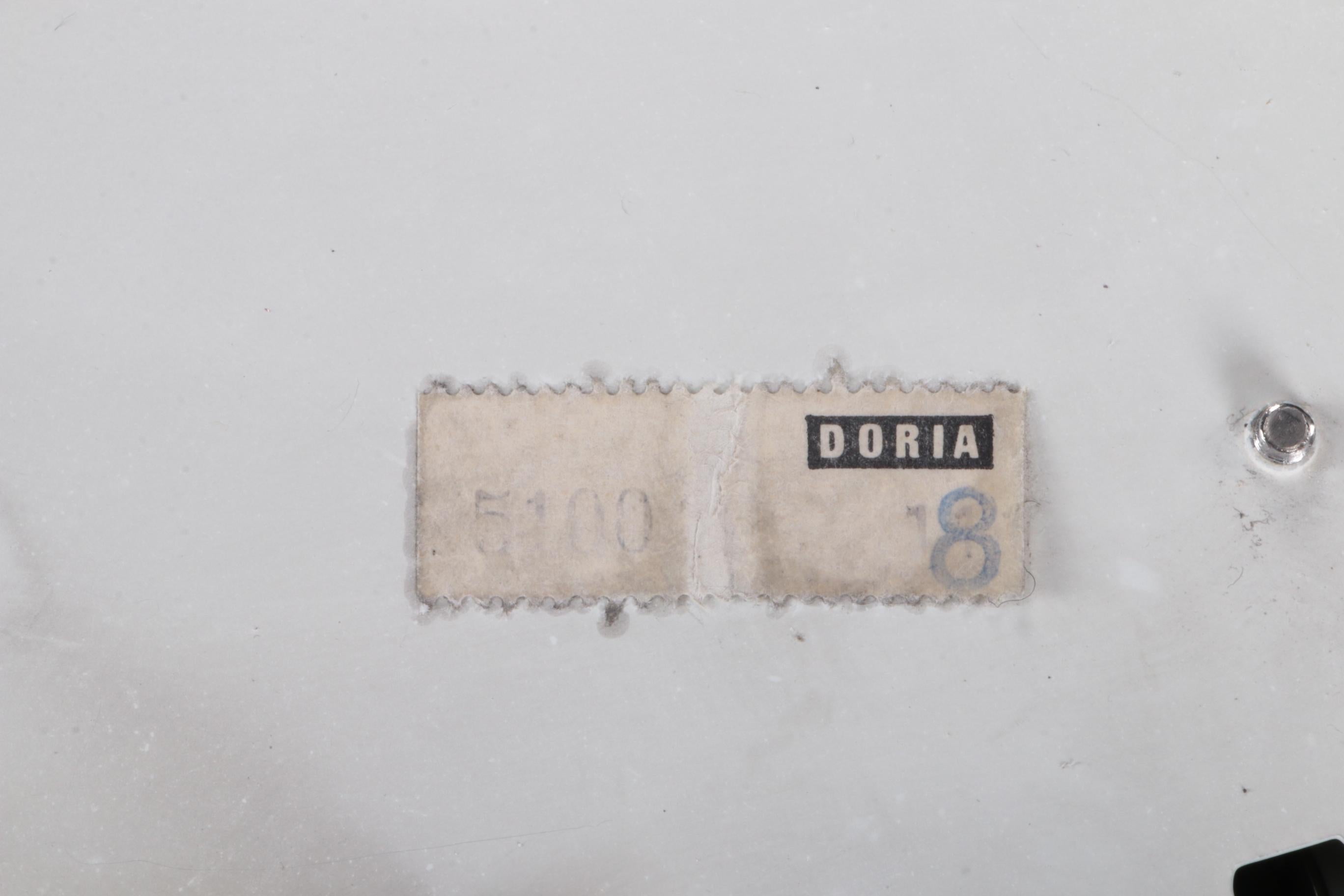 Deckenleuchte Doria Leuchten im Vintage-Stil mit Eisglas und Metall, Deutschland, 1960er Jahre im Angebot 6
