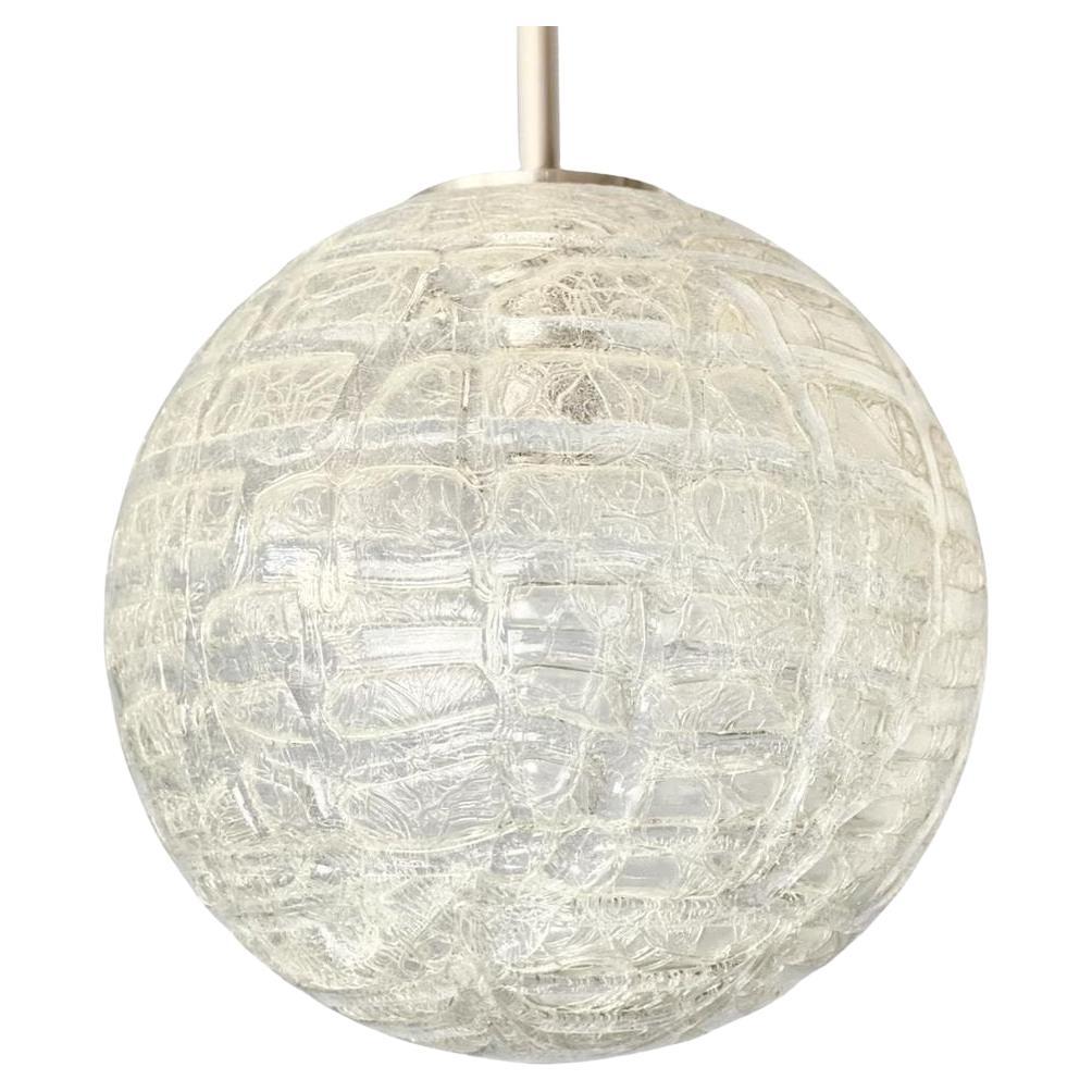 Glass Sphere Globo Ceiling Lamp From Doria Lights, 1940s.