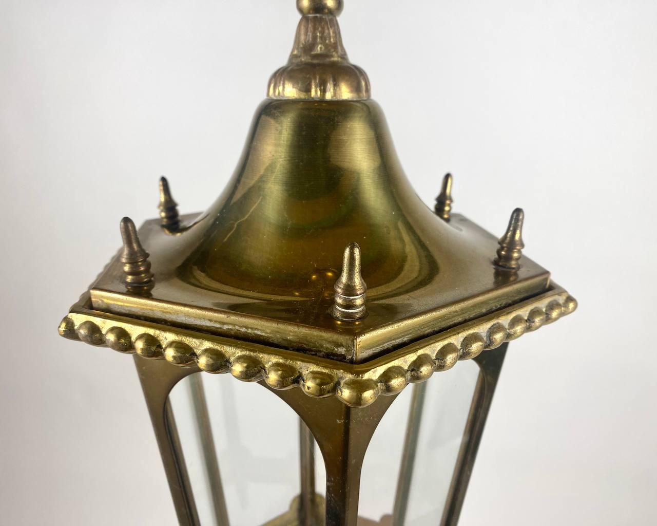 Vintage Ceiling Lantern / Chandelier in Bronze 1