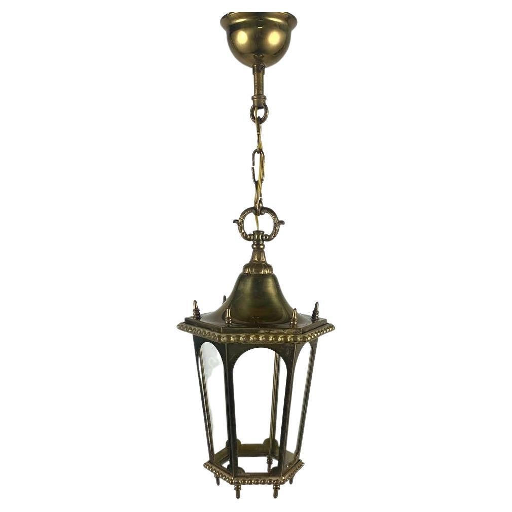 Vintage Ceiling Lantern / Chandelier in Bronze