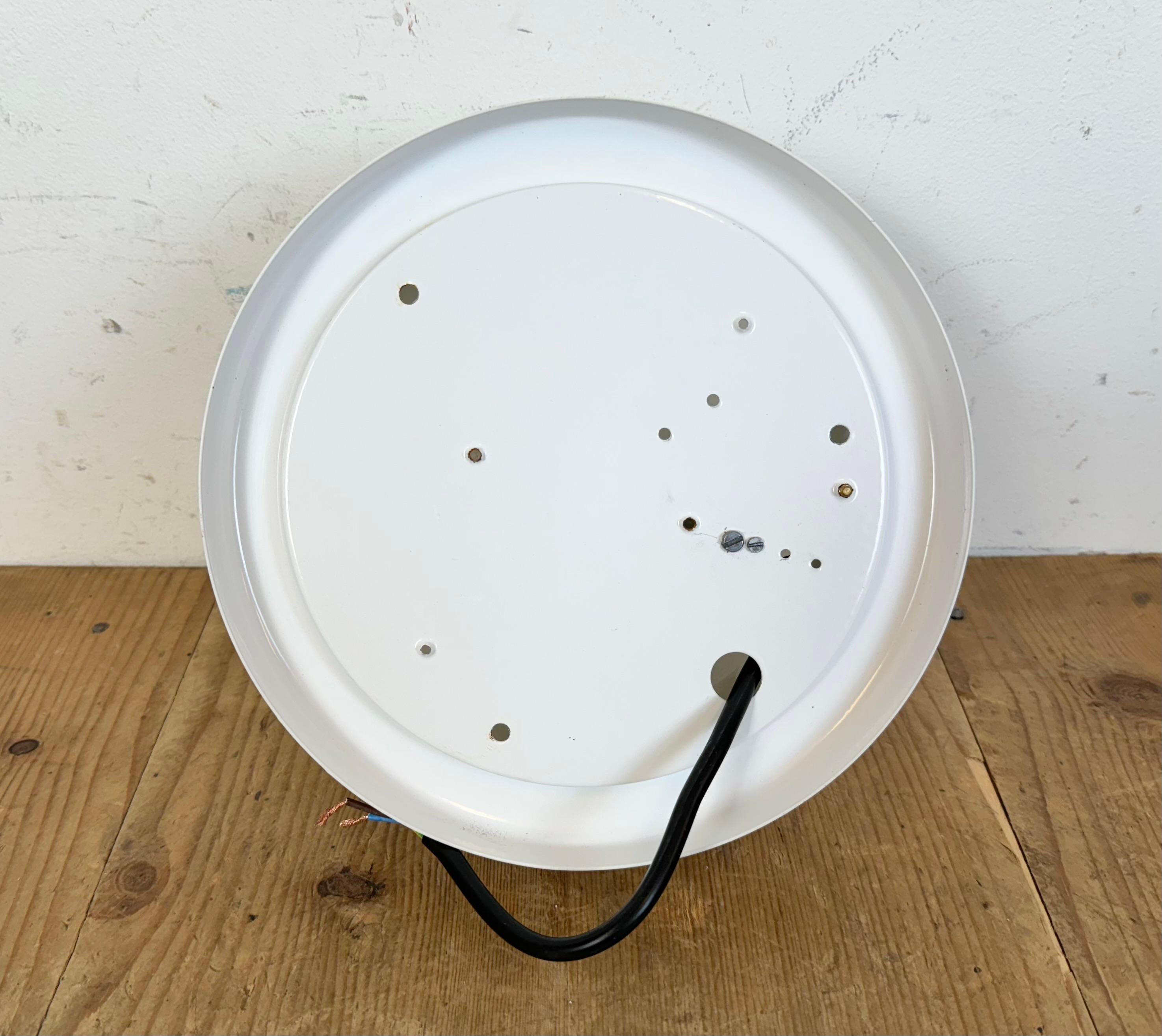Late 20th Century Vintage Ceiling or Wall Light with Milk Glass, 1980s For Sale