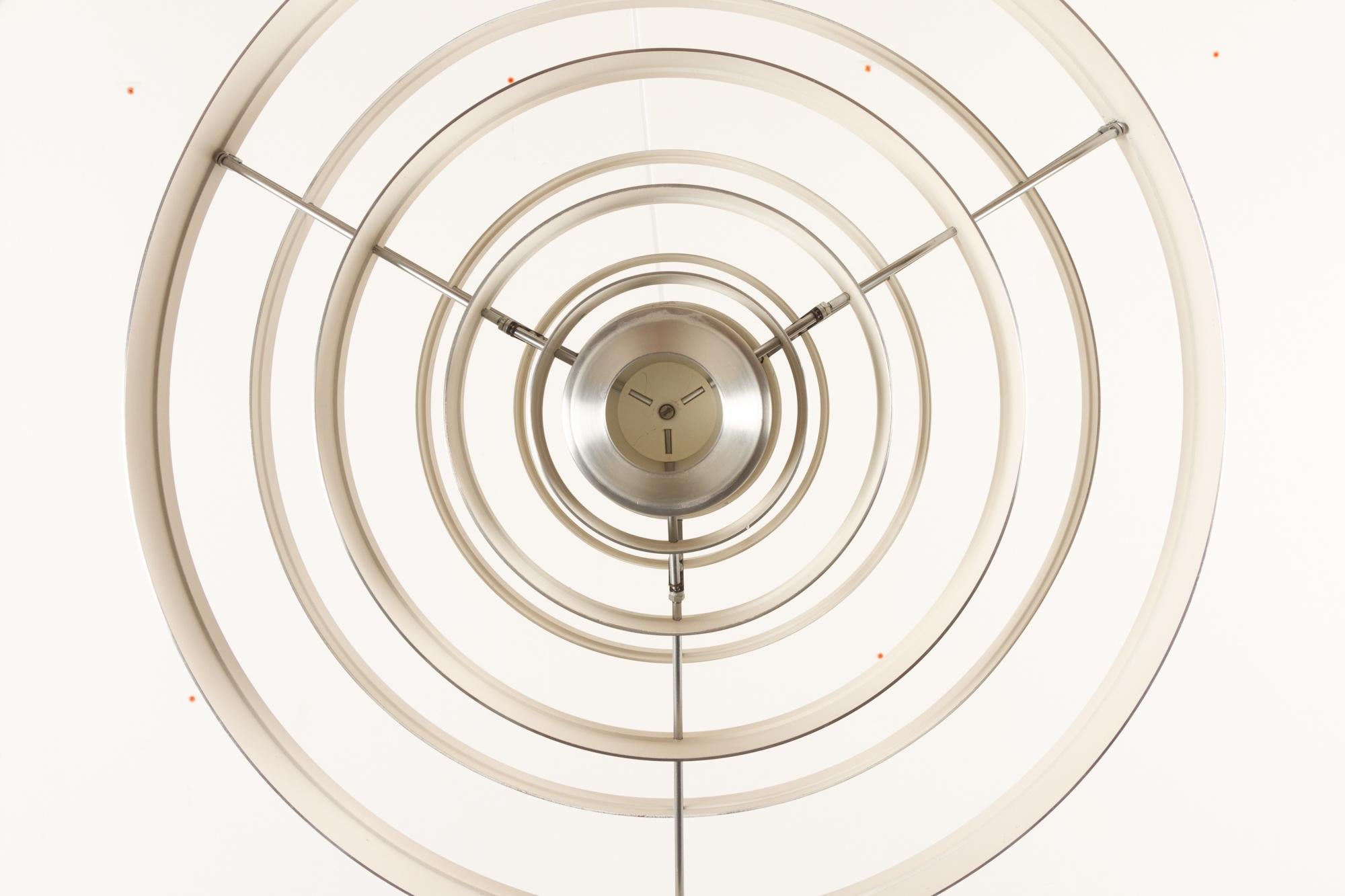Aluminum Vintage Ceiling Pendant Fibonacci by Sophus Frandsen for Fog & Mørup, 1960s
