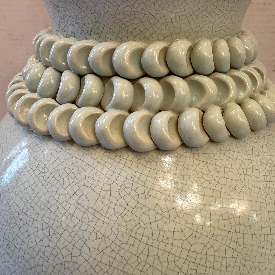 Celadon-Porzellanlampe, Vintage im Zustand „Gut“ im Angebot in New York, NY