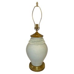 Vintage Celadon Porcelain Lamp