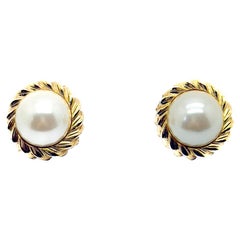 Orecchini di perle celestiali vintage anni 
80