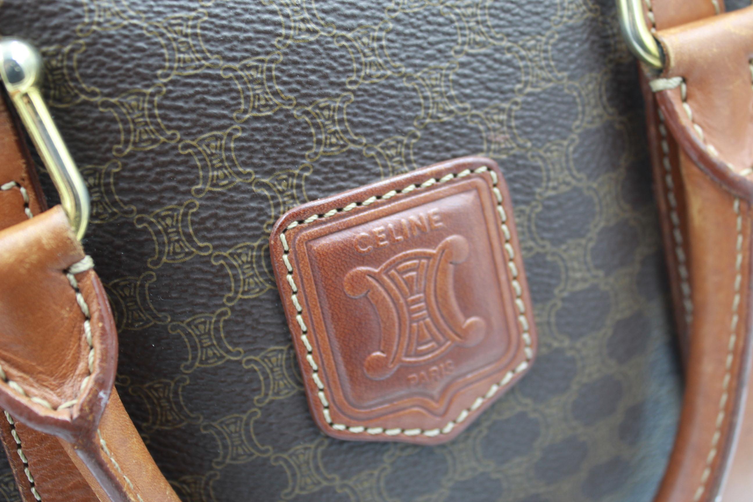 celine vintage macadam boston bag