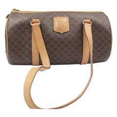 Vintage Celine papillon bag in Macadam canvas