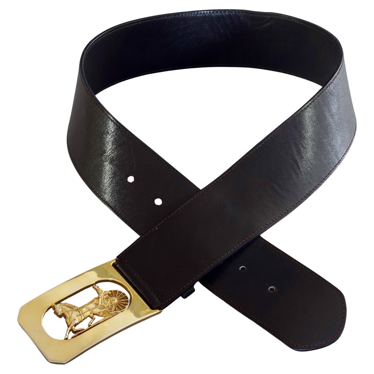Vintage Celine Belt Triomphe Canvas Pockets Extra Small at 1stDibs   leather belt with shotgun shell cap, celine belt women, triomphe celine belt