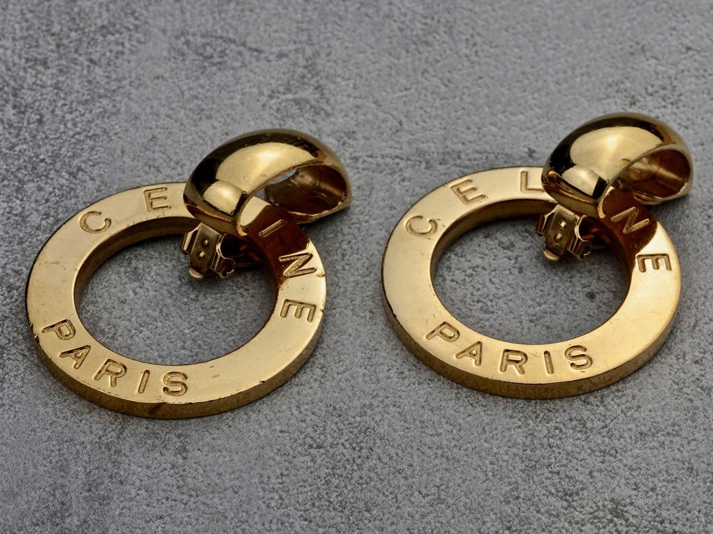 vintage celine earrings