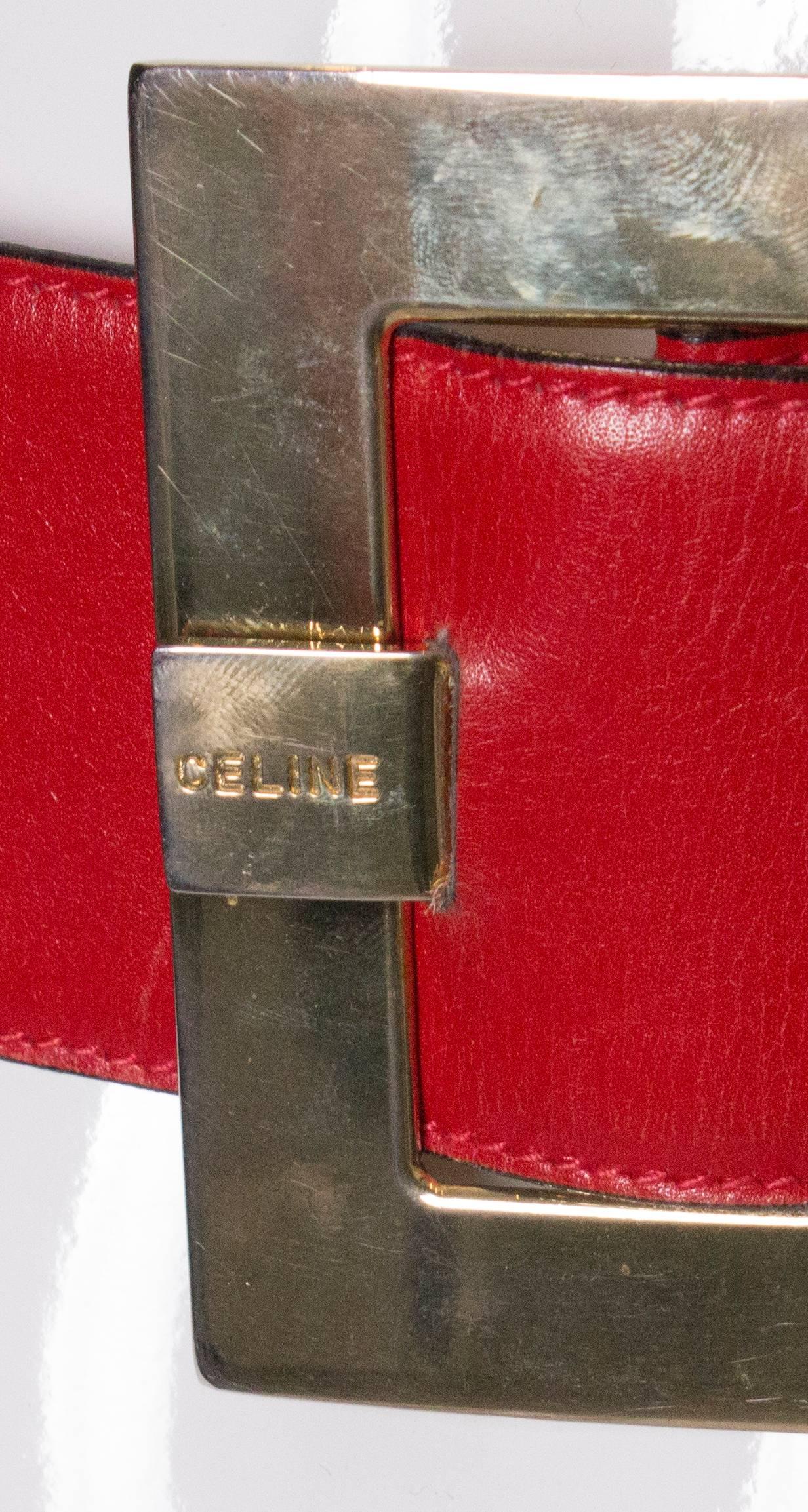 celine belt vintage