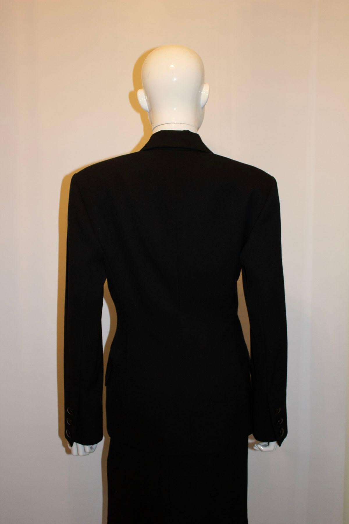 Vintage Celine  Tuxedo Dinner Skirt Suit 1
