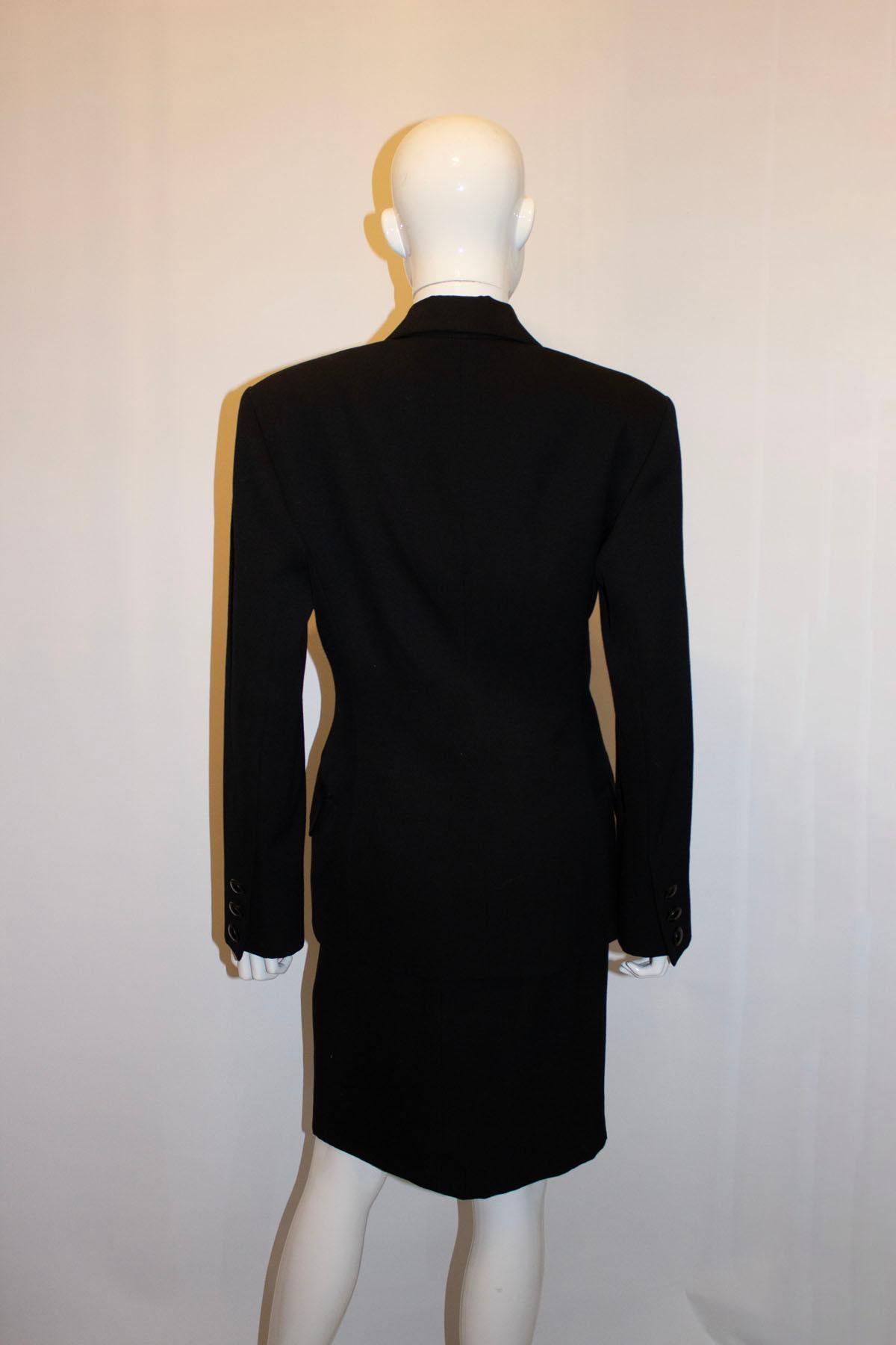 Vintage Celine  Tuxedo Dinner Skirt Suit 2