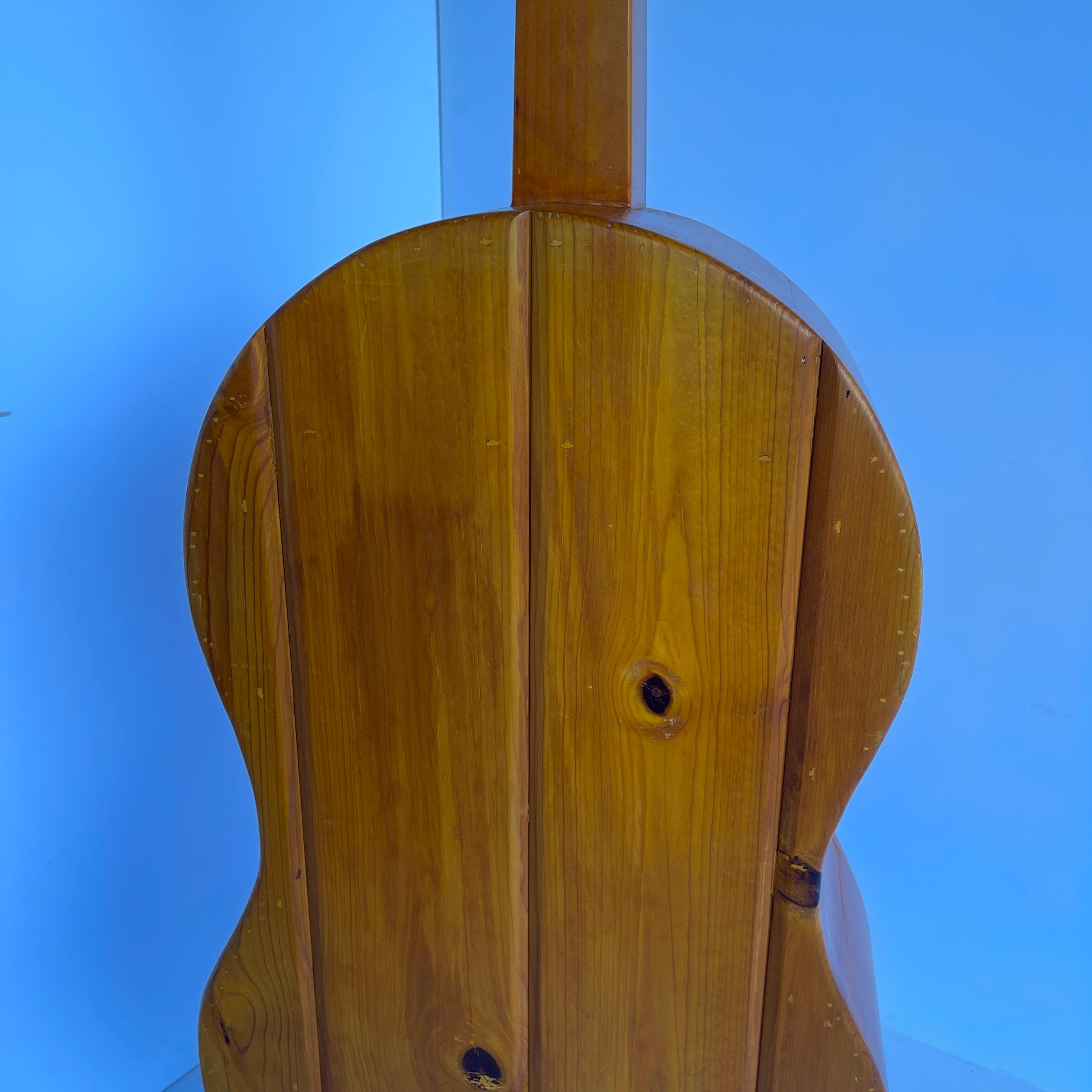 Vintage Cello Cabinet Dry Bar Shelf or Musical Prop 9