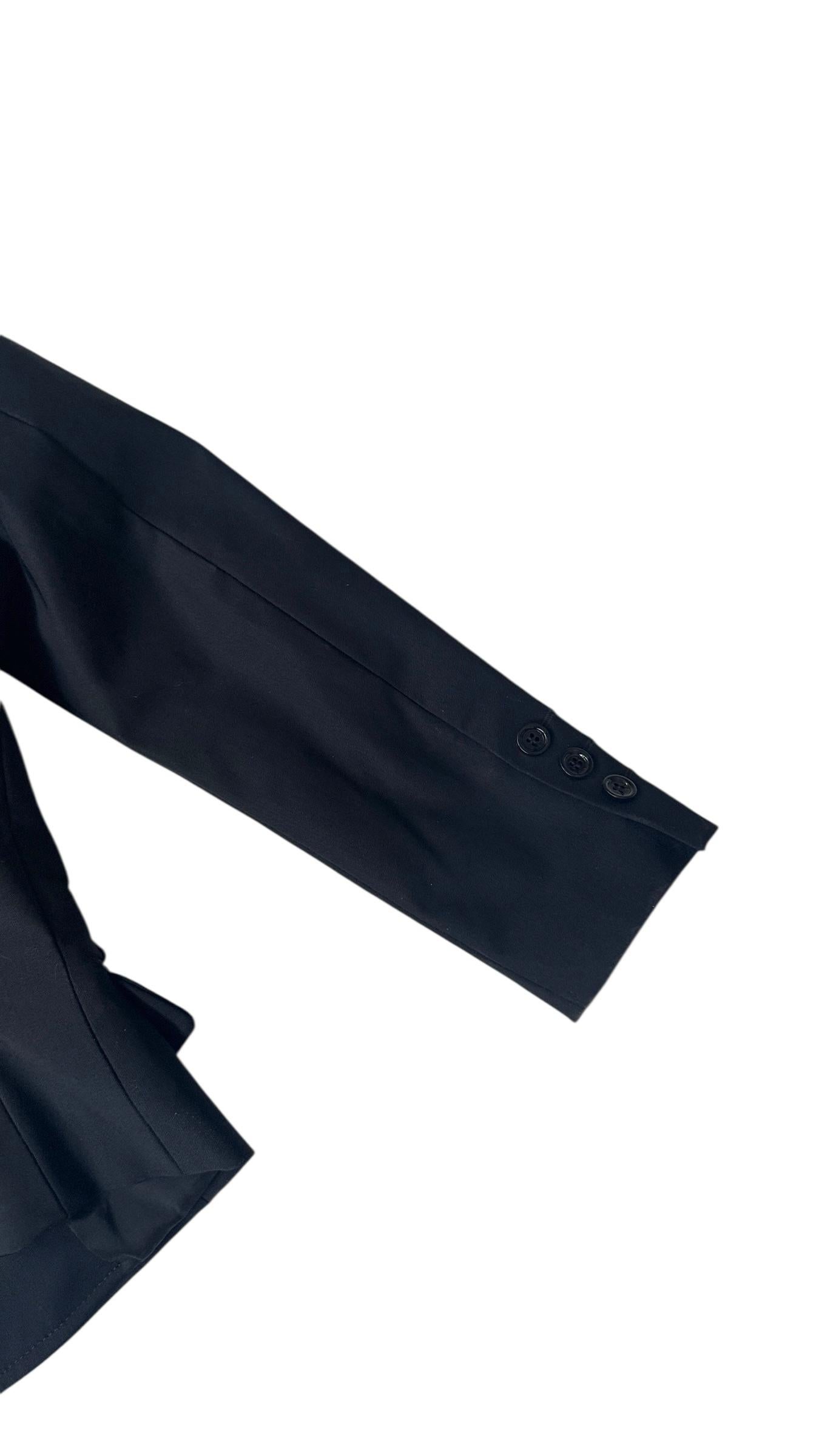 Vintage Celyn B. by Elisabetta Franchi Black Fitted Blazer - We pay import duty! in vendita 8
