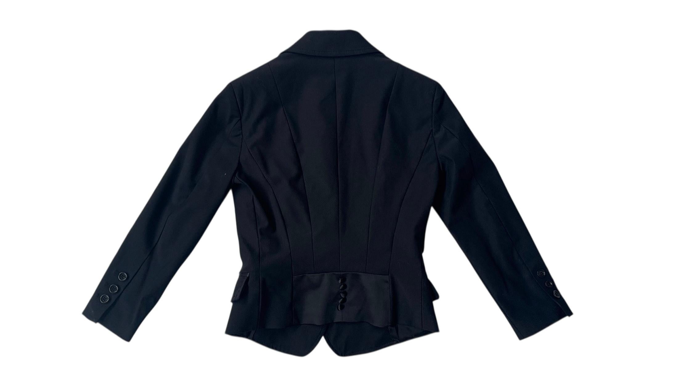 Vintage Celyn B. by Elisabetta Franchi Black Fitted Blazer - We pay import duty! in vendita 10