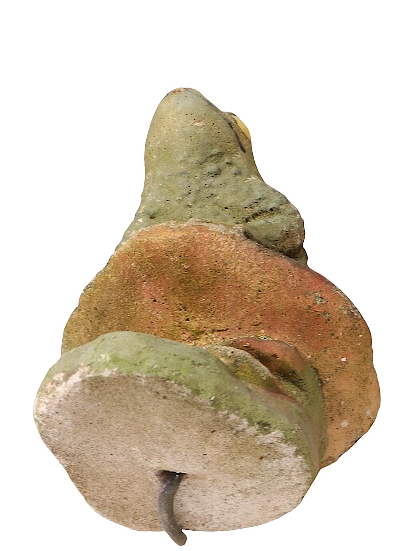 Vintage Zement Garten Frosch Brunnen Kopf im Angebot 6