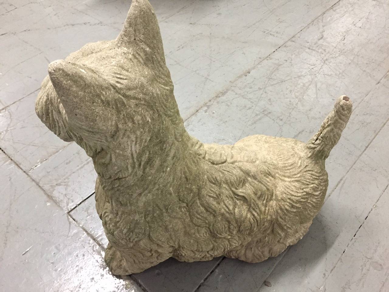 scottish terrier statue