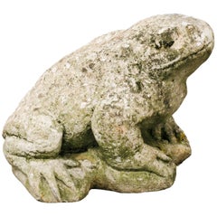 Vintage Cement Toad from France