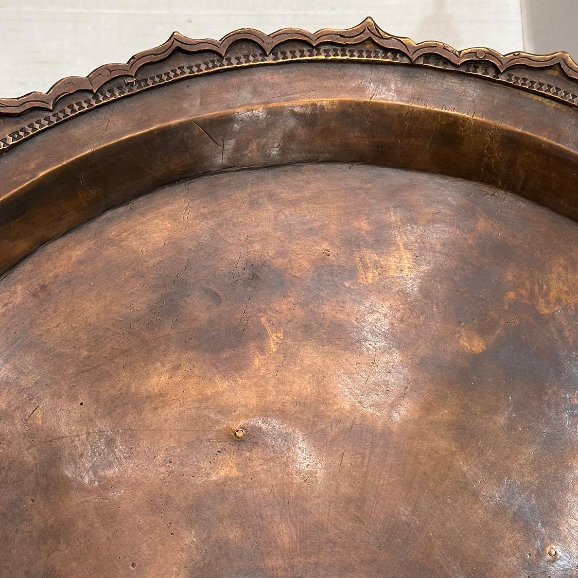 European Vintage Center Table Tray For Sale