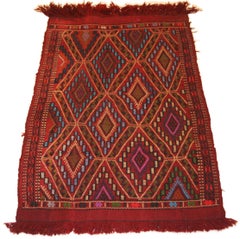 Vintage Central Anatolian Yastik Cicim Rug