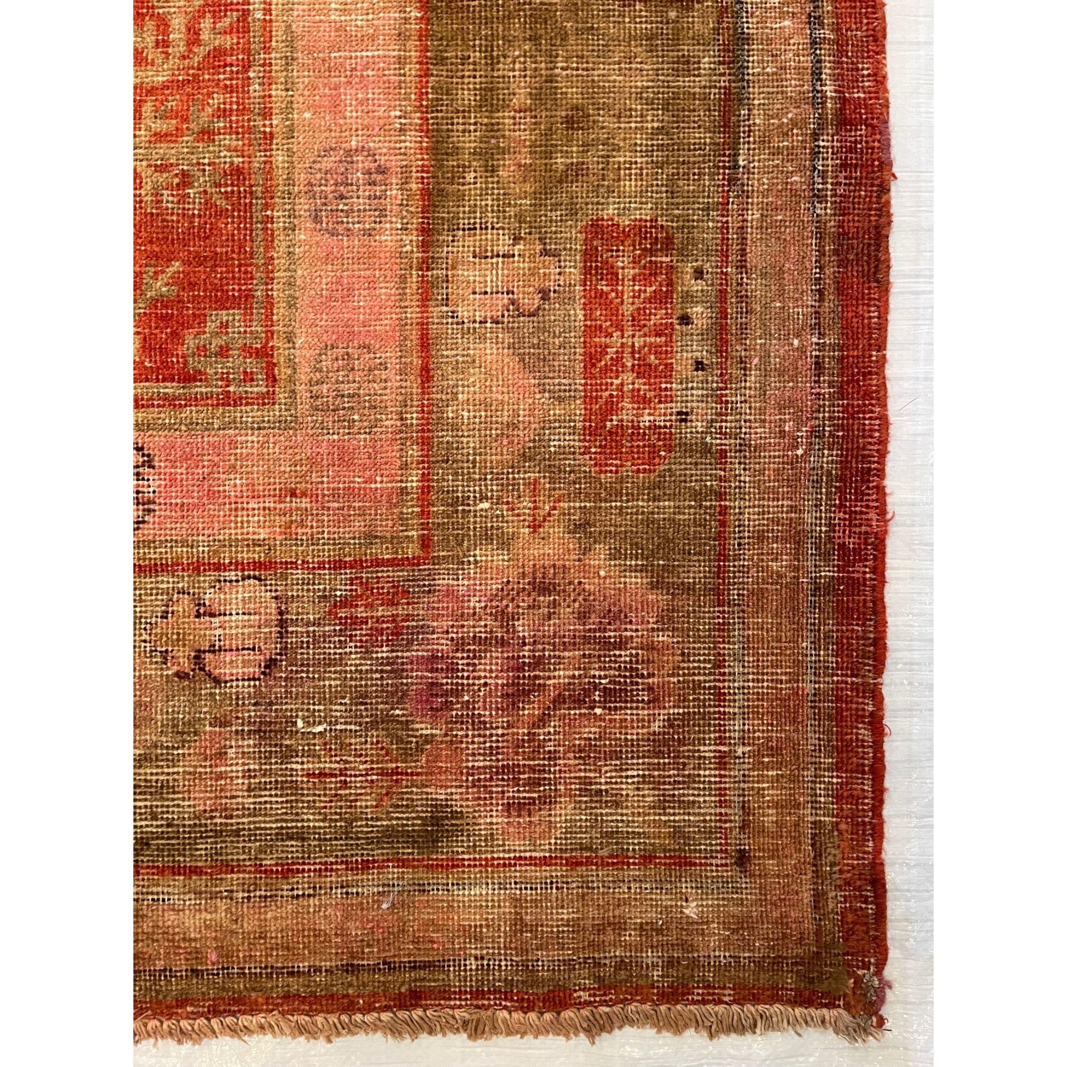 Other Vintage Central Asian Style Samarkand Rug For Sale