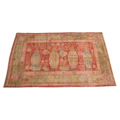 Vintage Zentral Asian Style Samarkand Teppich