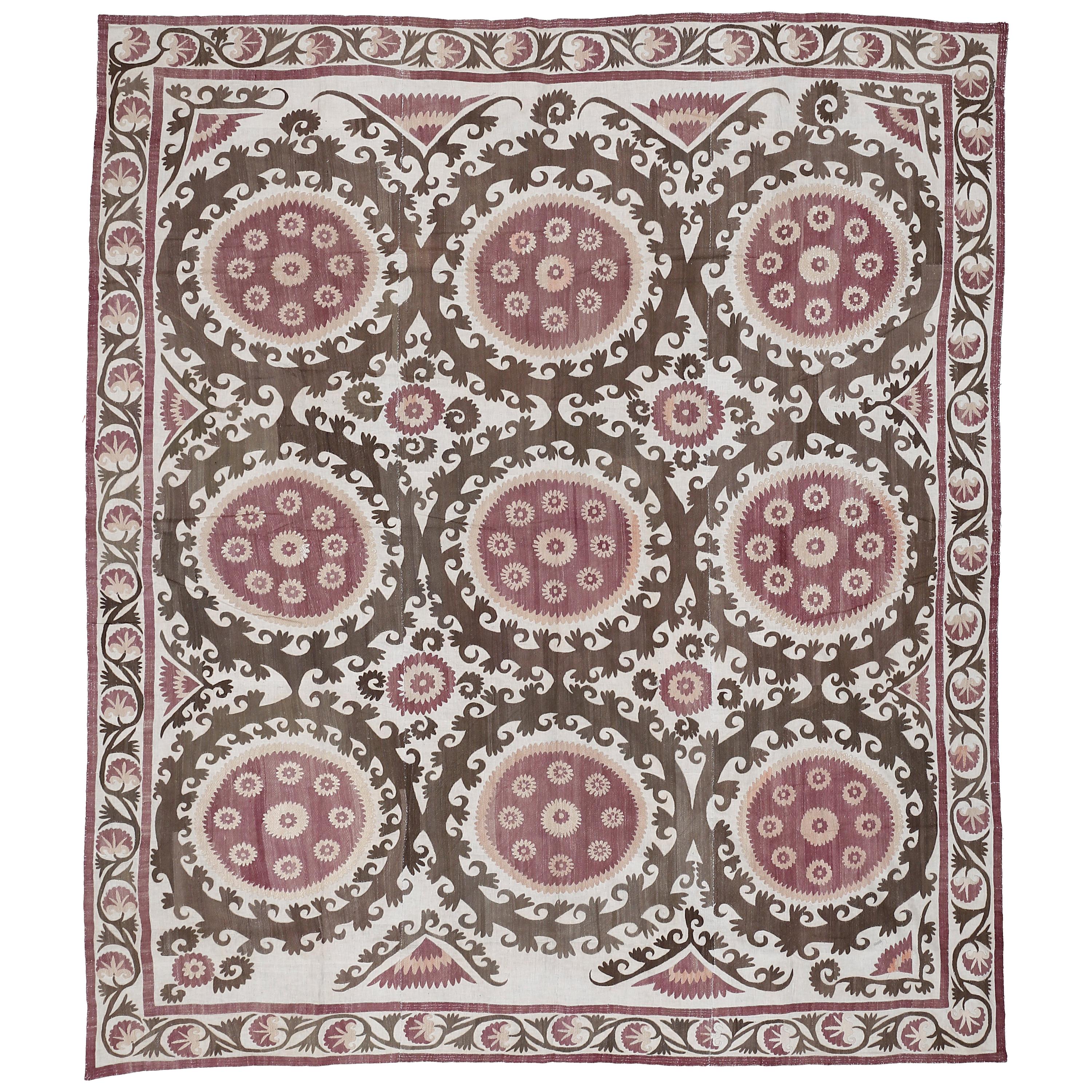 Zentralasiatischer Suzani-Stickerei-Teppich