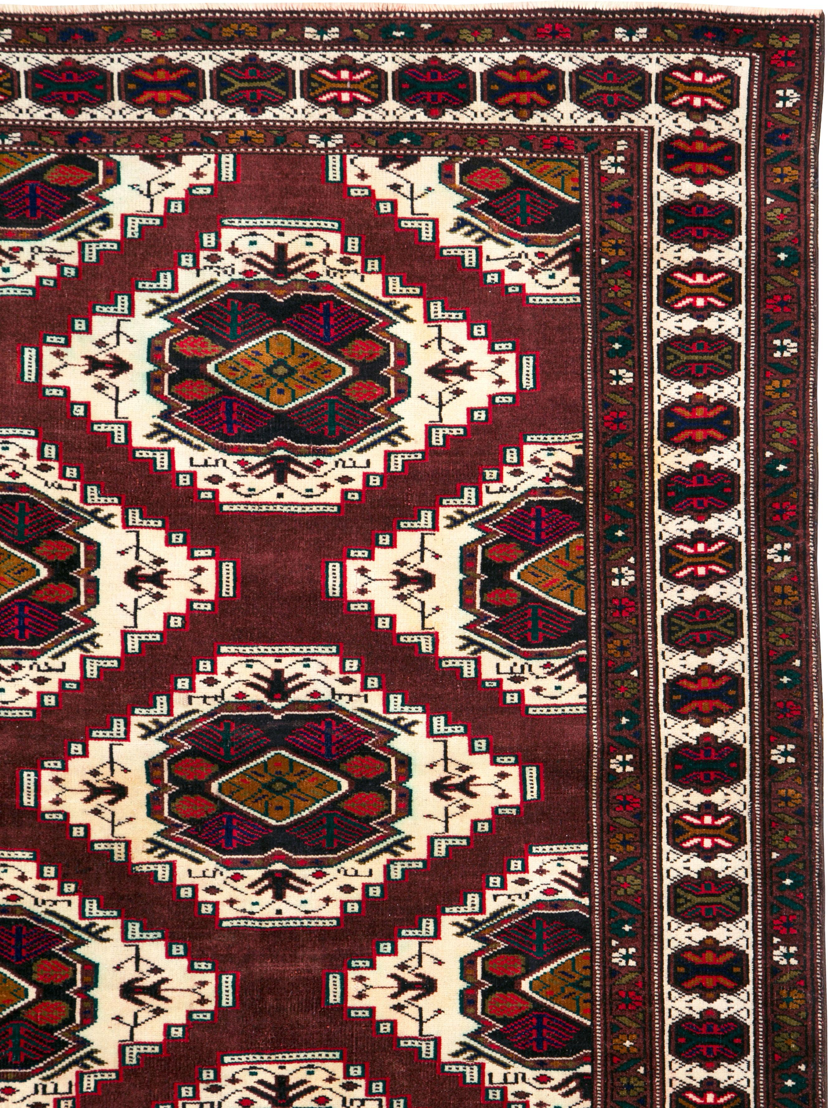 vintage central asian rugs