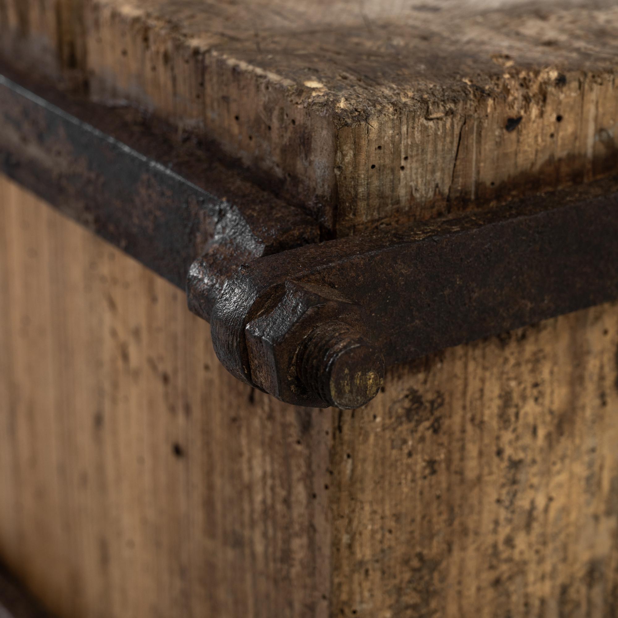 Vintage Central European Industrial Work Table 2