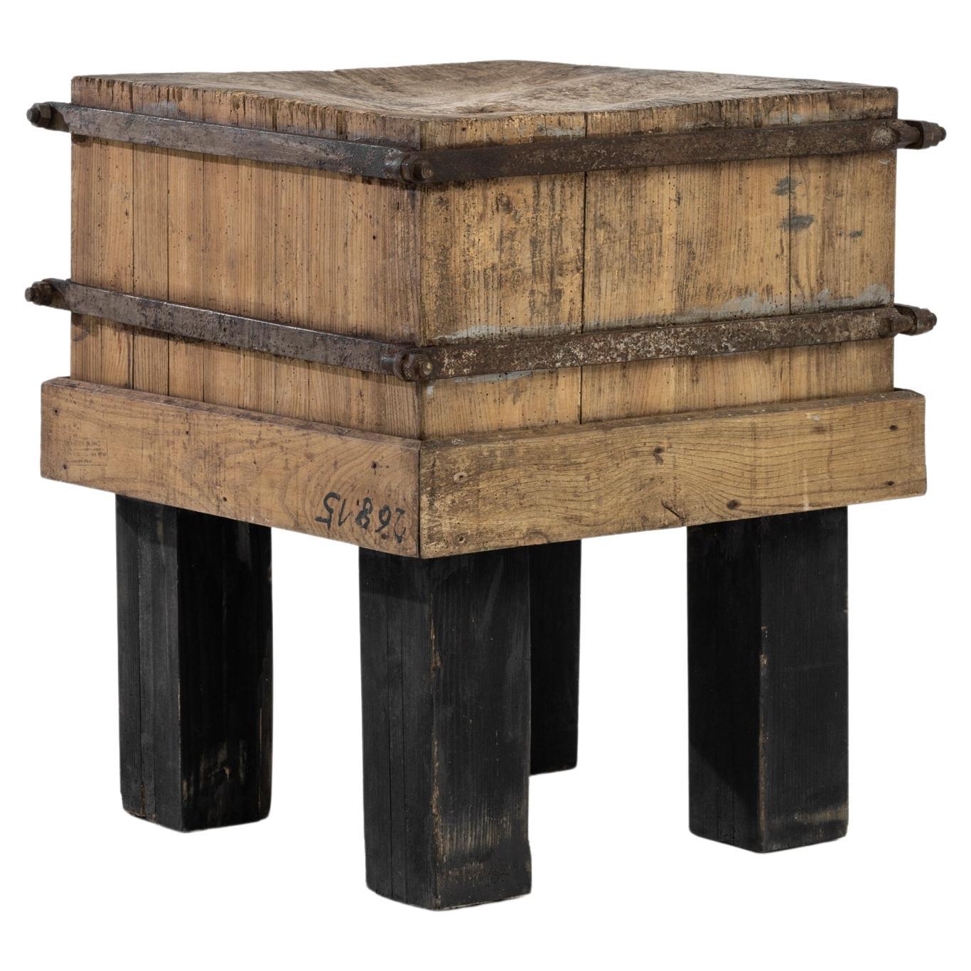 Vintage Central European Industrial Work Table