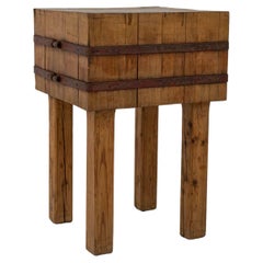 Vintage Central European Industrial Work Table