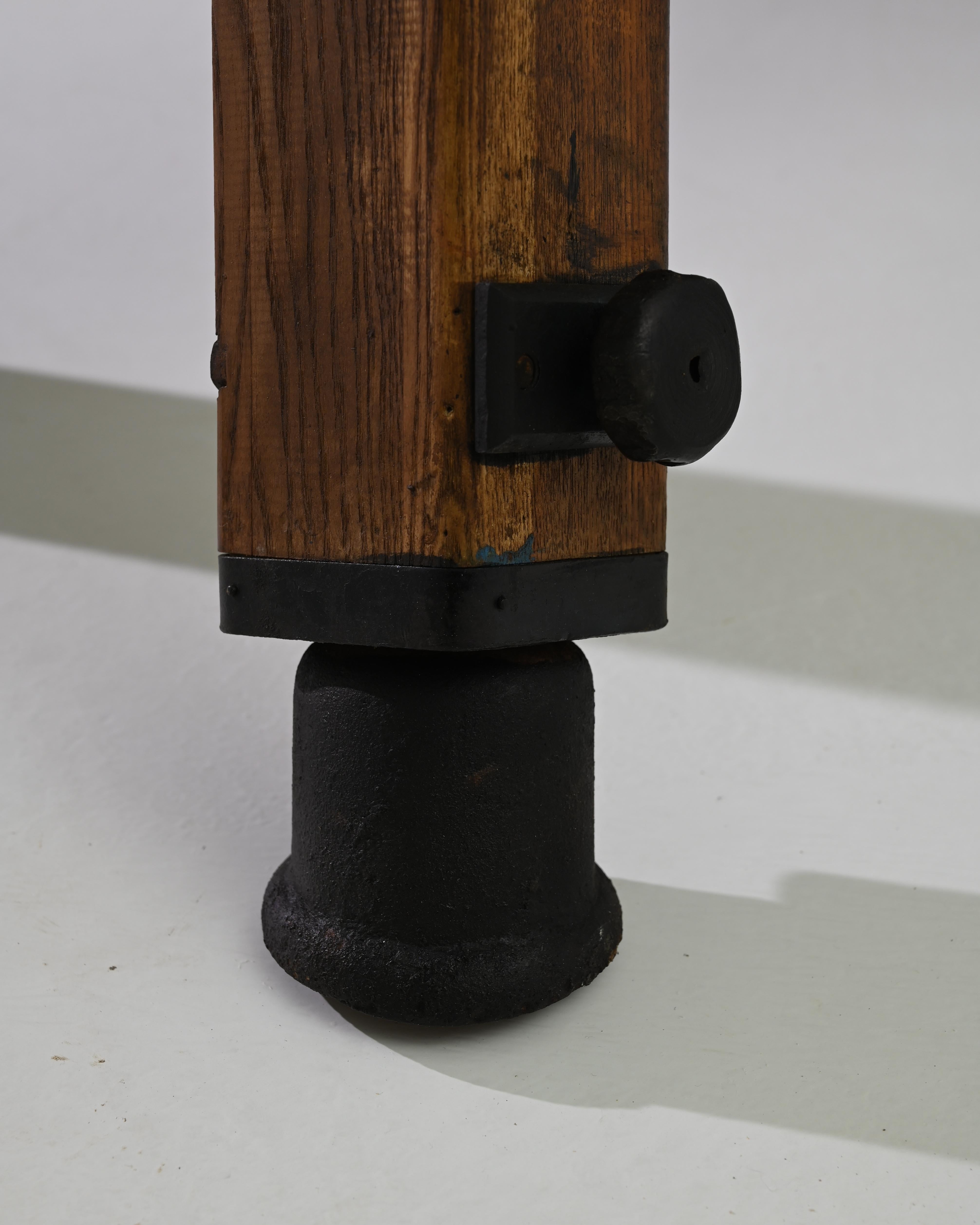 Vintage Central European Leather Pommel Horse 2