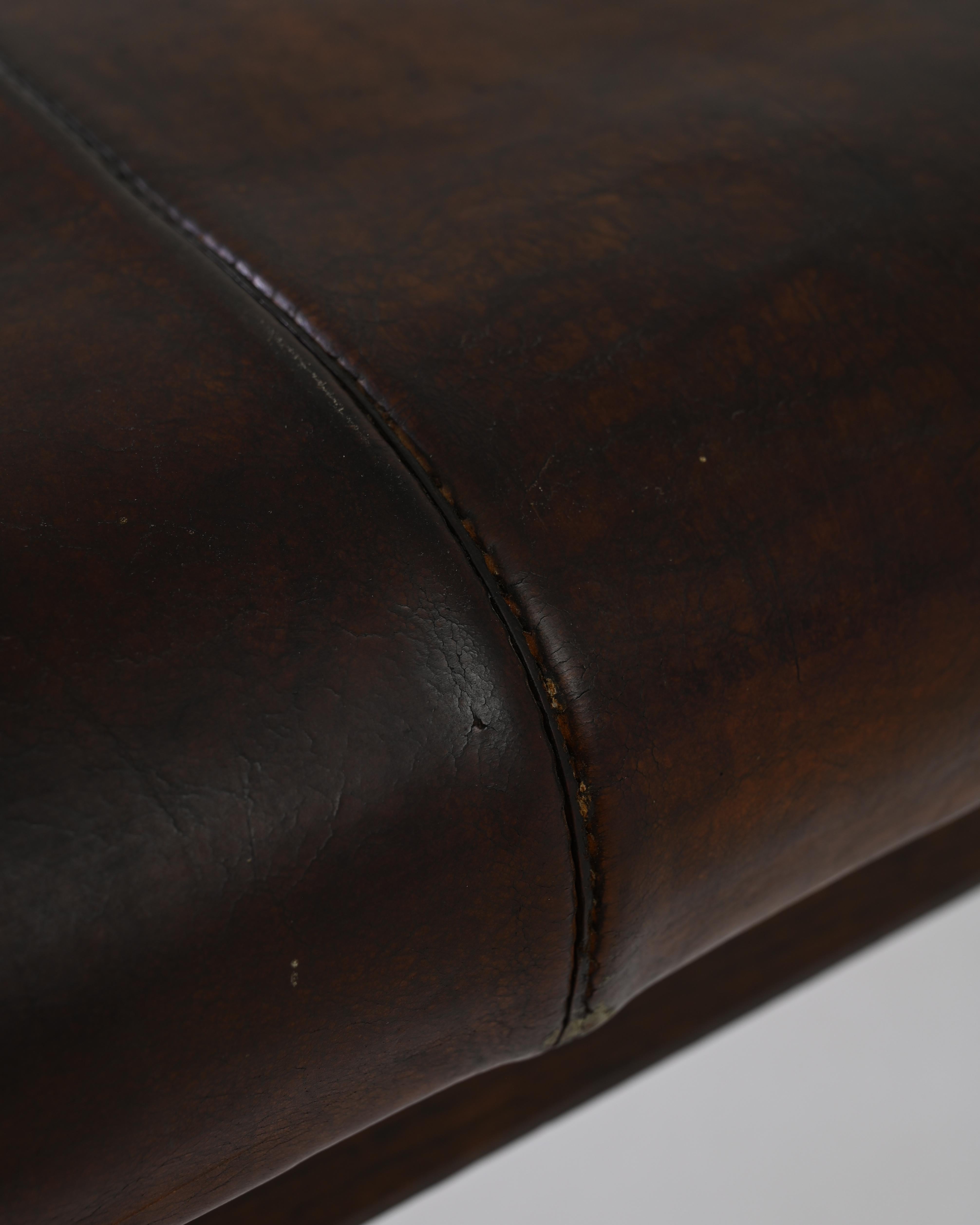 Vintage Central European Leather Pommel Horse 3