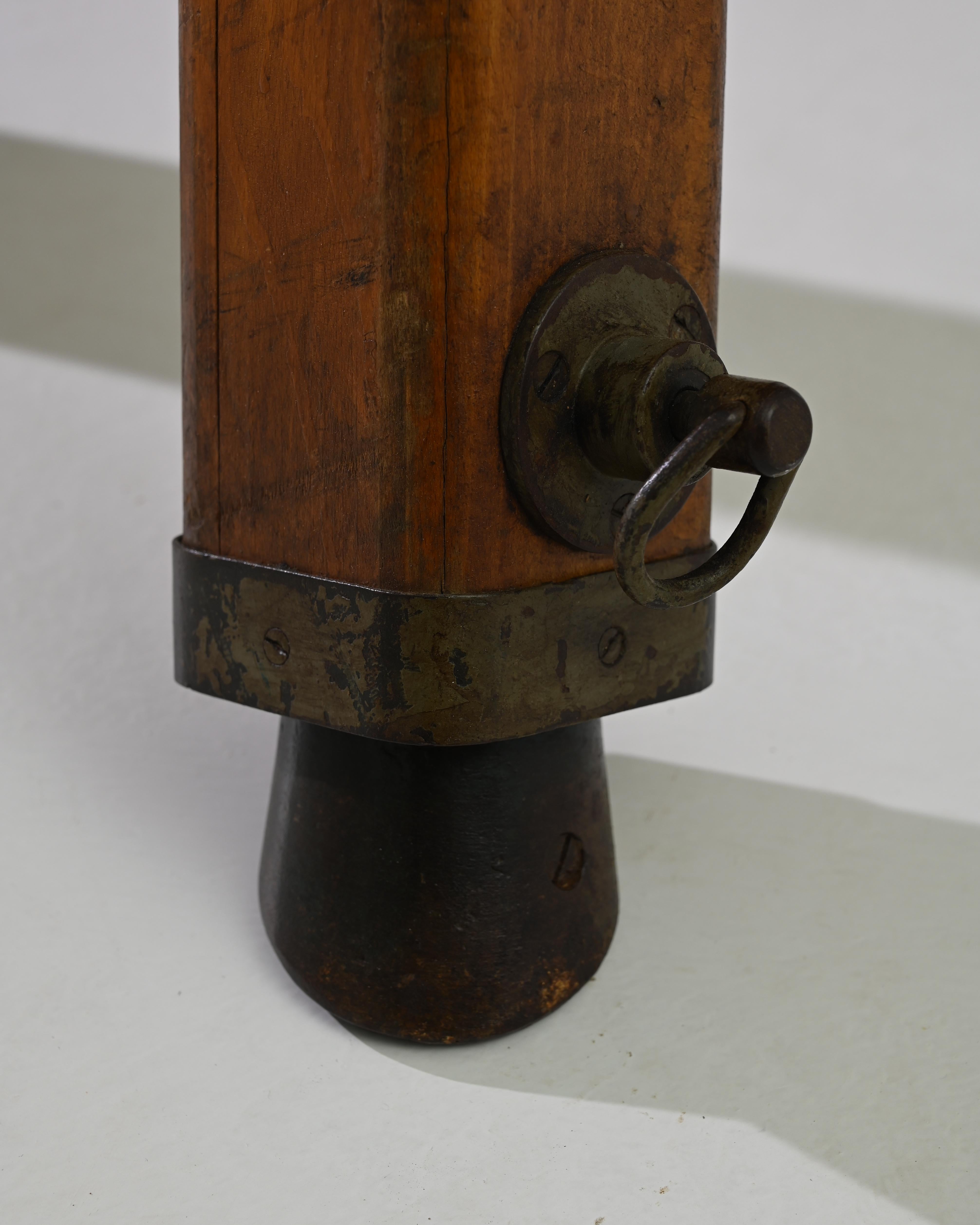 Vintage Central European Leather Pommel Horse 3