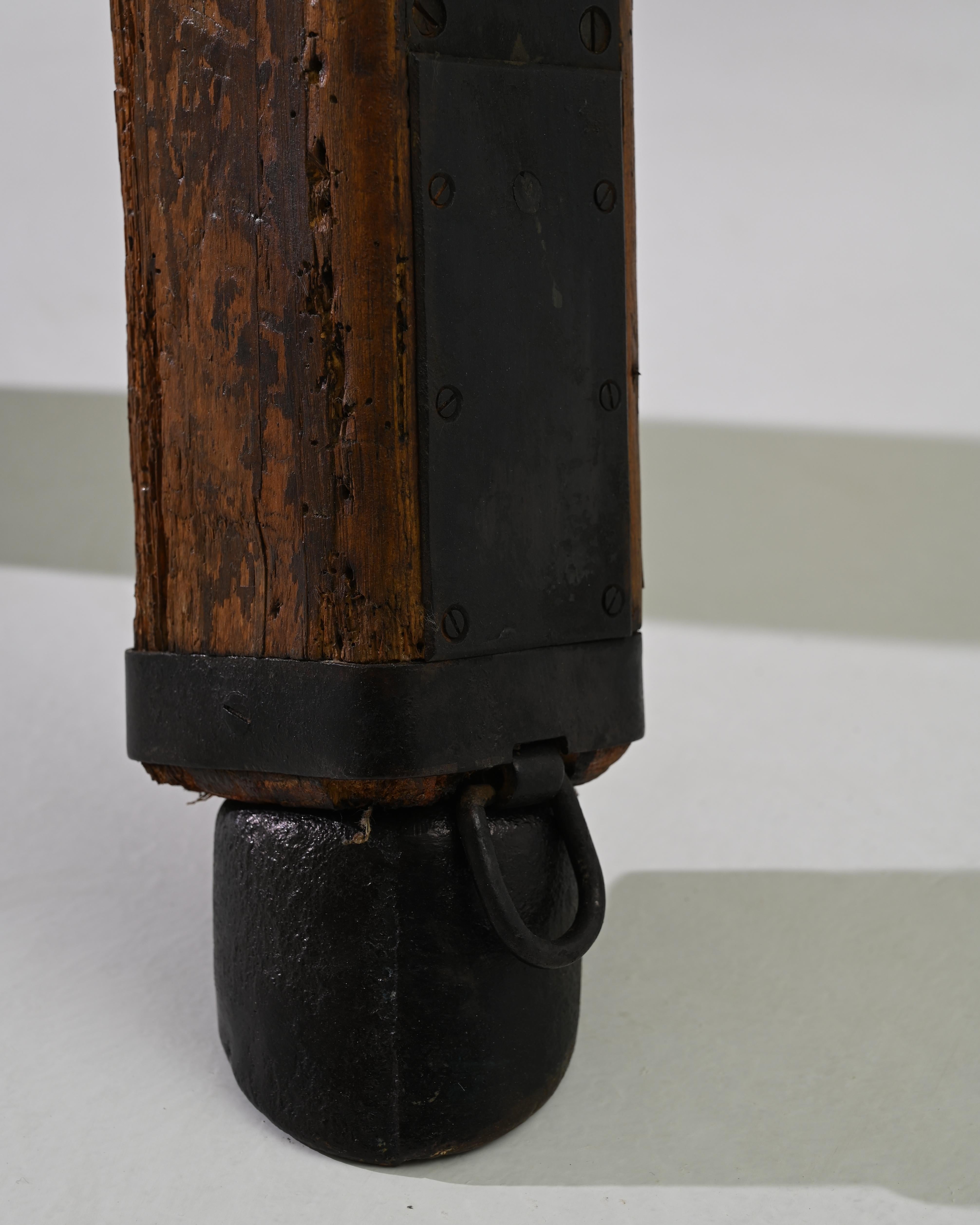 Vintage Central European Leather Pommel Horse 3