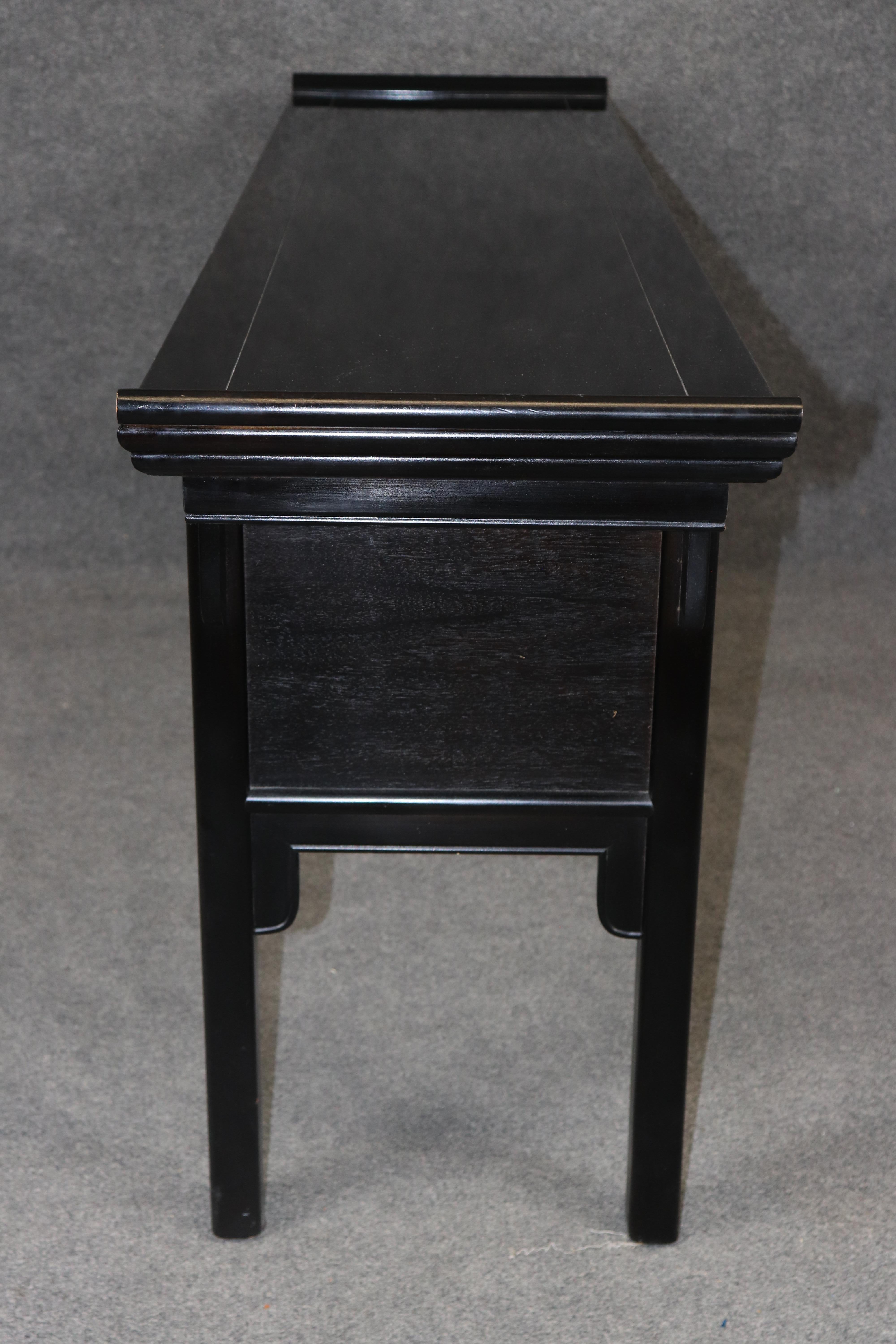 Inconnu Table console Chinoiserie de style Vintage Century Chin Hua en vente
