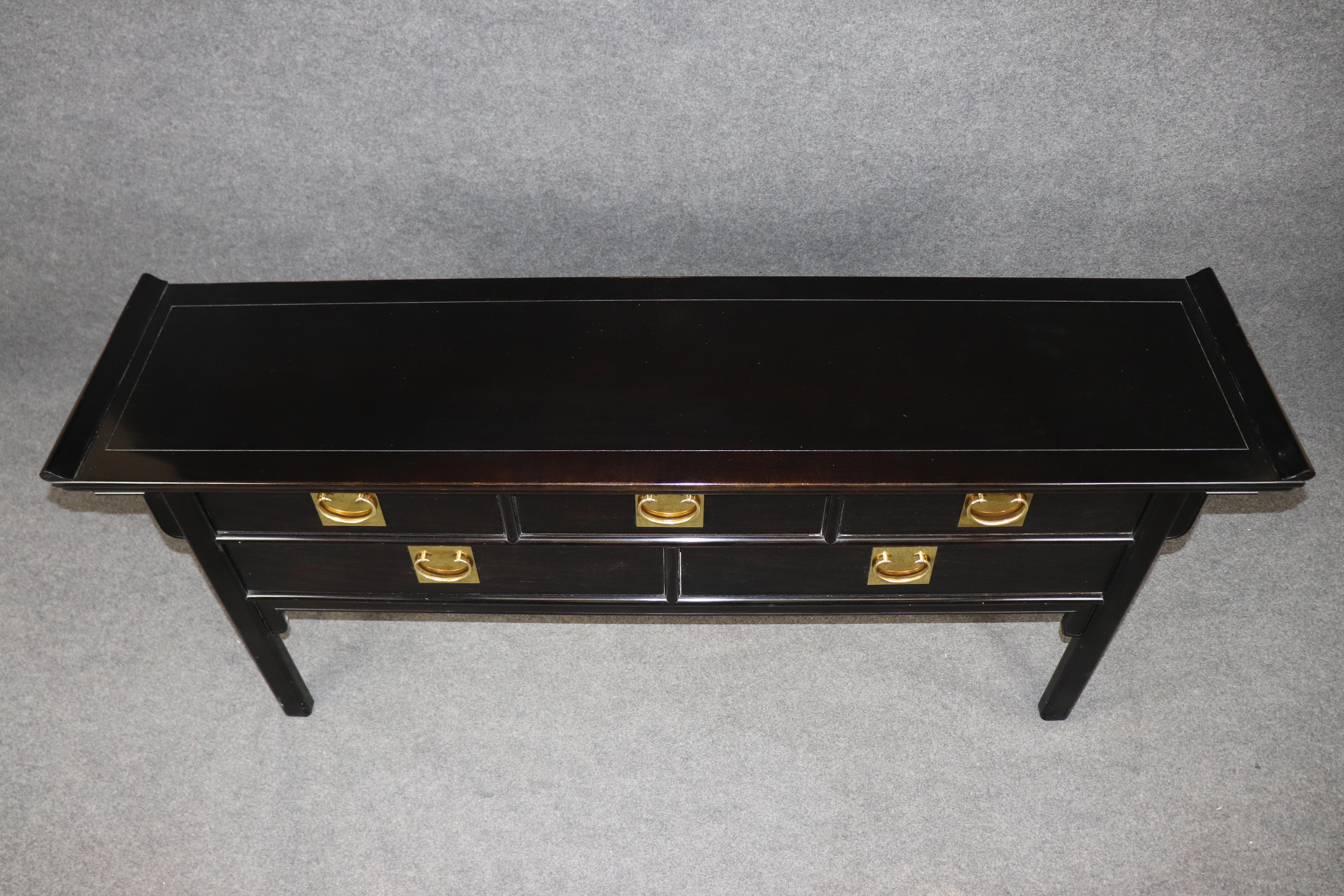 Table console Chinoiserie de style Vintage Century Chin Hua Bon état - En vente à Swedesboro, NJ