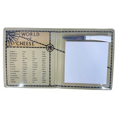 Retro Cera Old World Map, Book Form Cheese Board, World of Cheese
