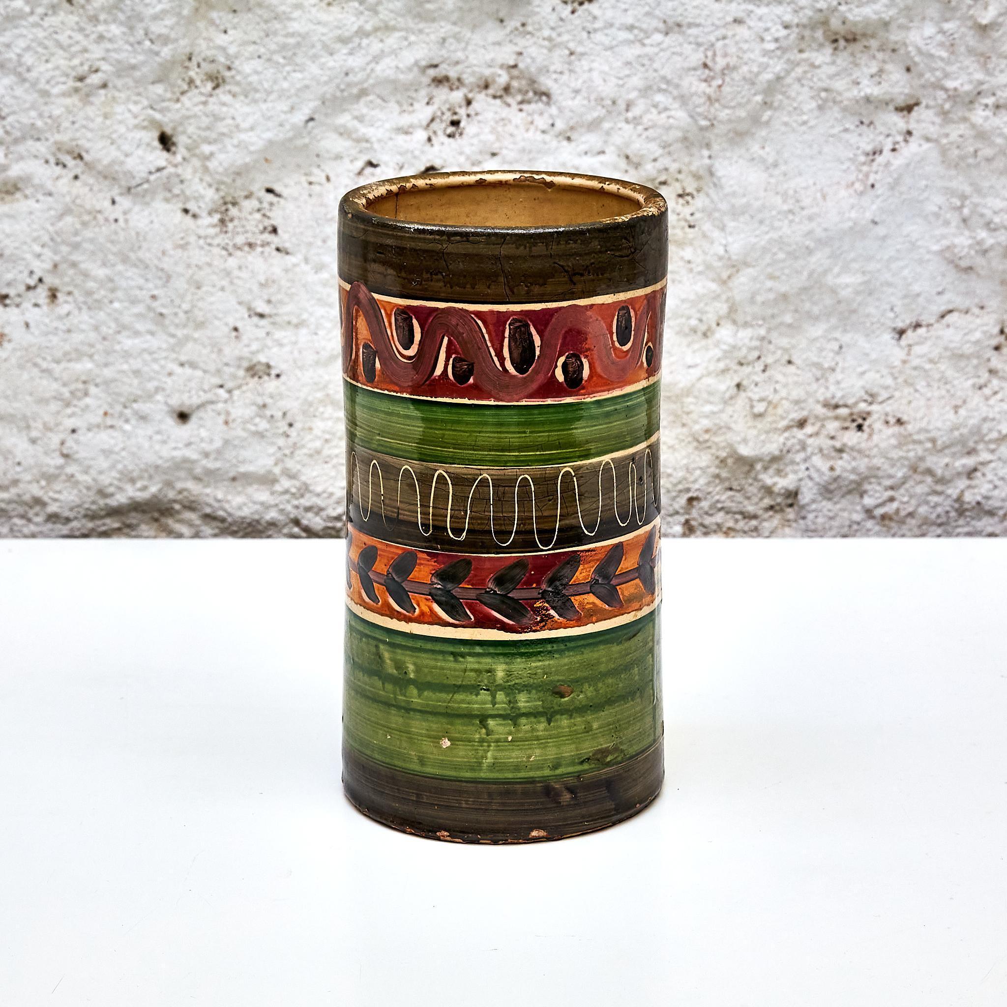 Albarelo aus Keramik von Vergés - CIRCA 1920 im Zustand „Gut“ im Angebot in Barcelona, ES