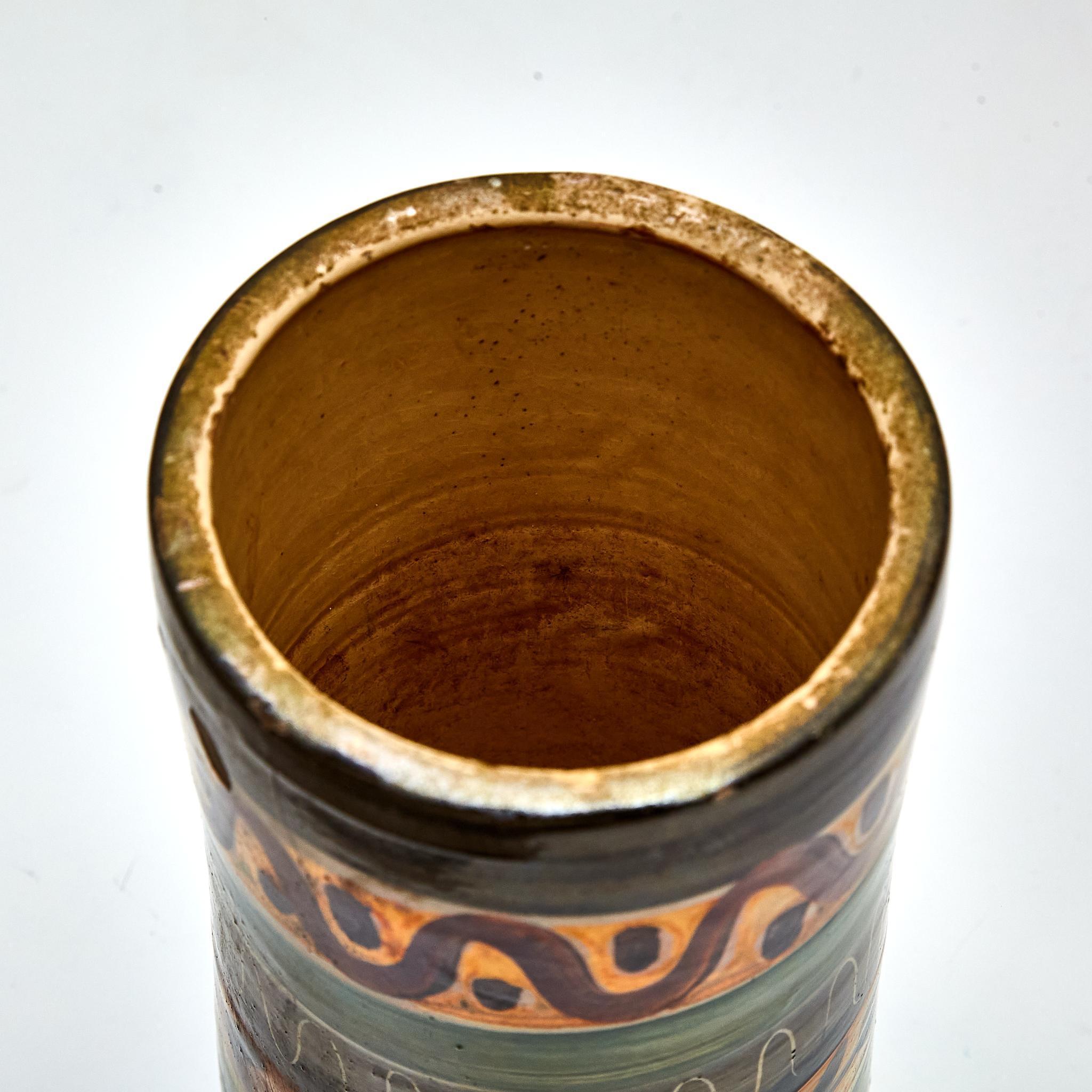 Albarelo aus Keramik von Vergés - CIRCA 1920 im Angebot 1