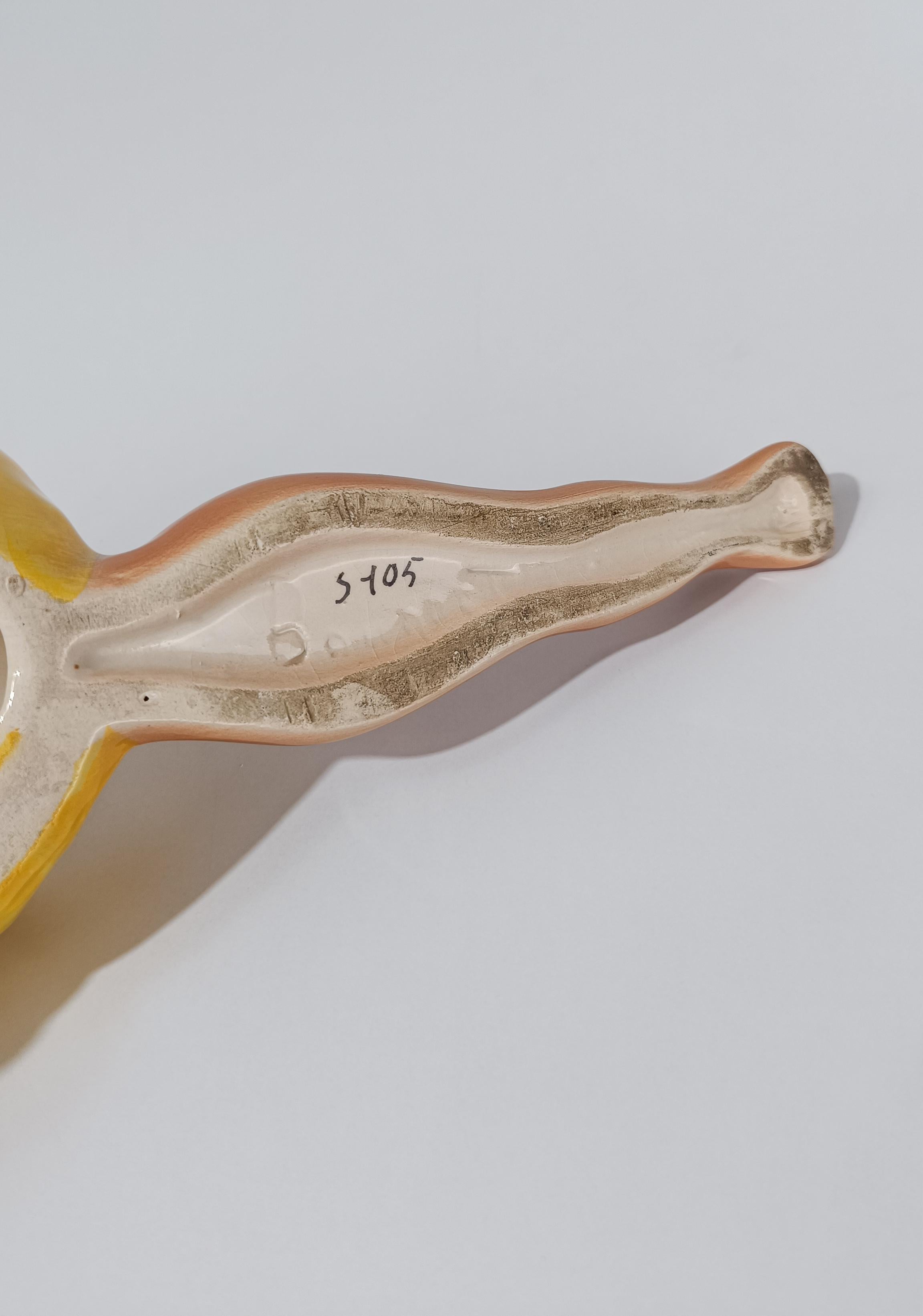 Vintage Ceramic Ashtray in the Shape of a Pin Up Girl with Sombrero, Italy 1950s For Sale 10