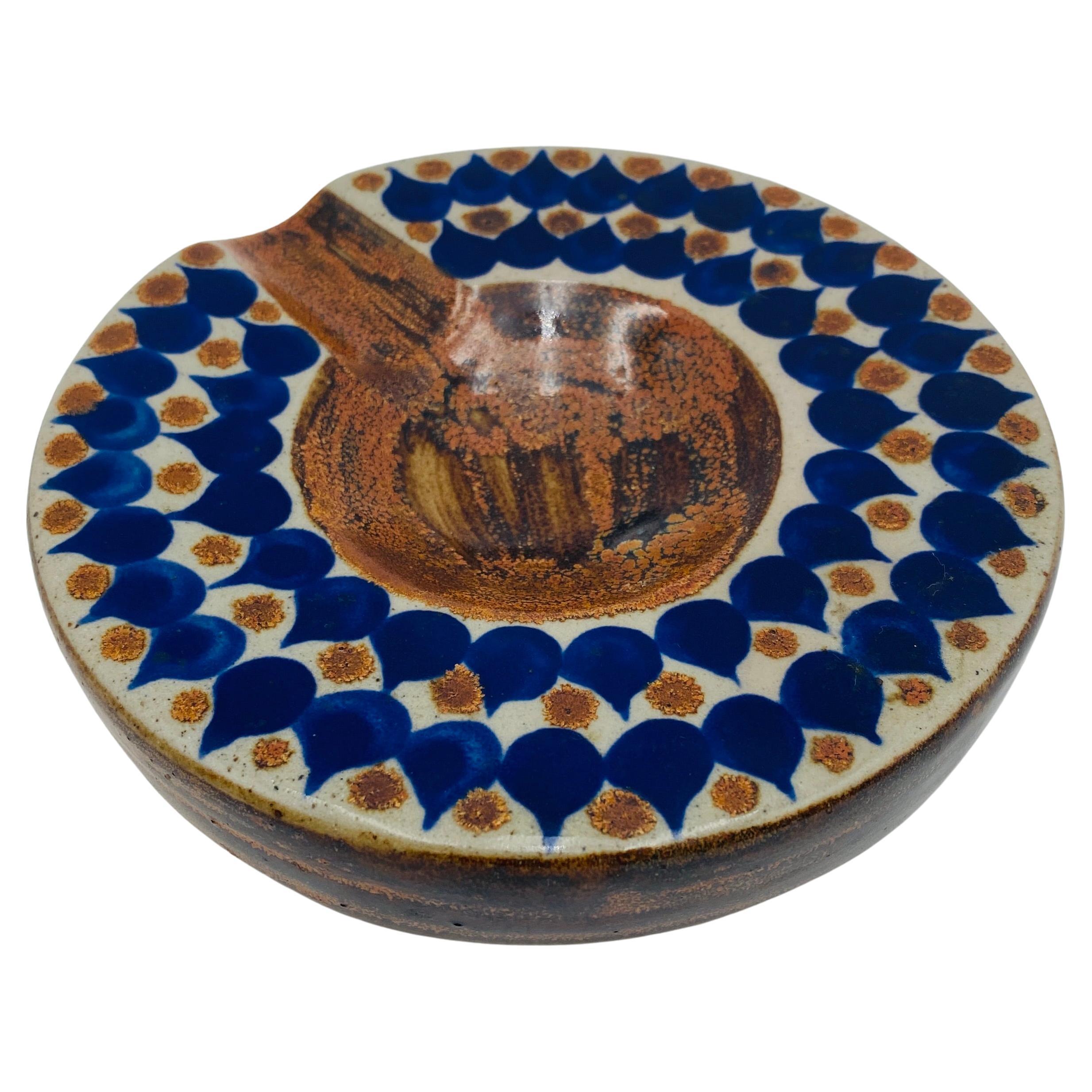 Vintage Ceramic Ashtray Signed Mexico
