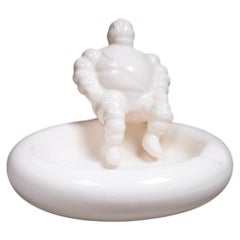 Vintage Ceramic Bibendum "Michelin Man" Ashtray Advertising Piece