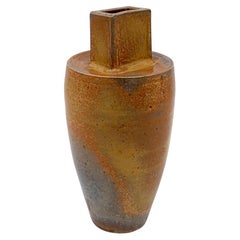 Vintage Ceramic Bottle vase "PV" stamp - 20th