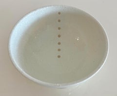 Vintage Ceramic Bowl With Circle Details