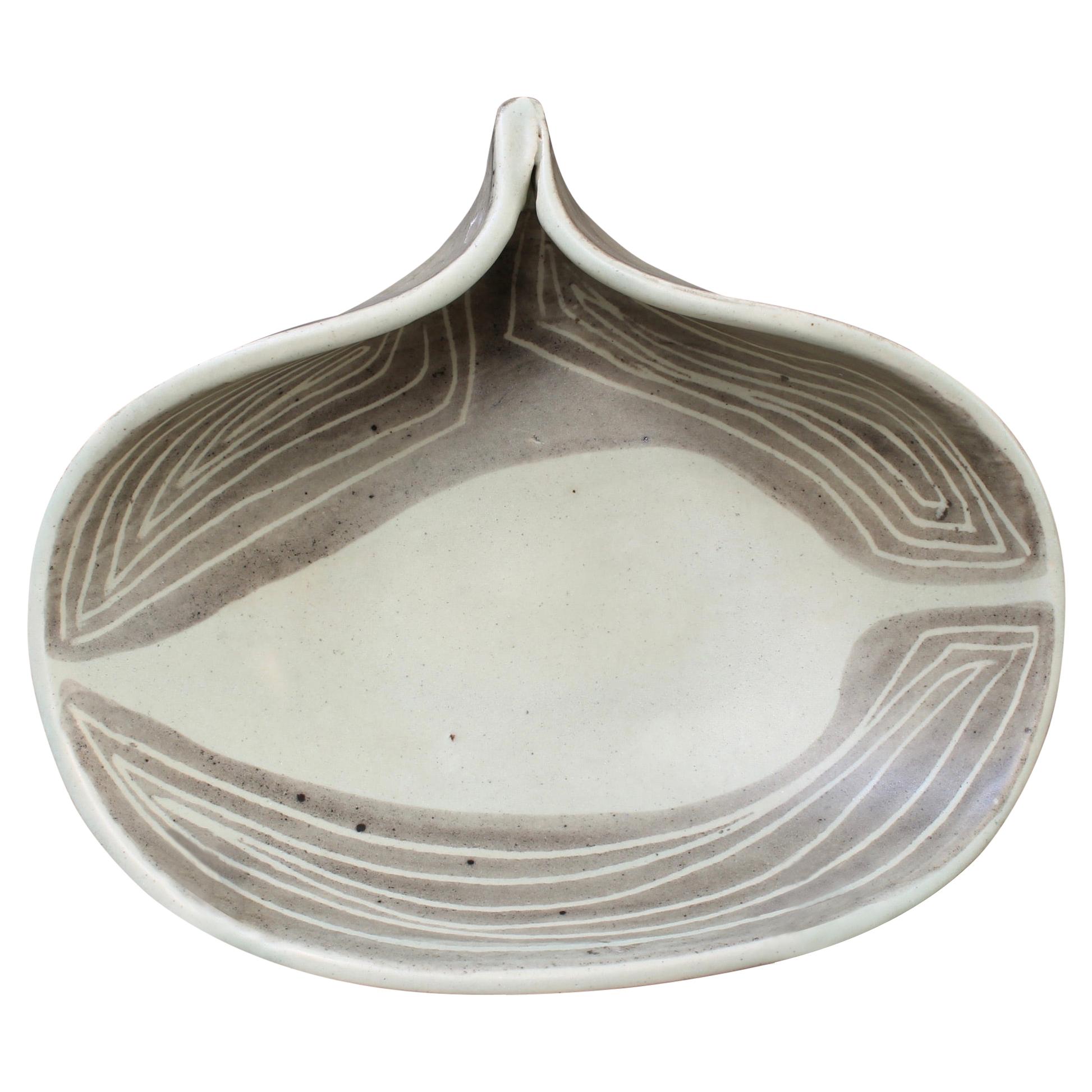 Vintage Ceramic Bowl with Pinch-Grip by Mado Jolain 'circa 1960s'