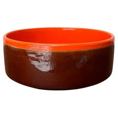 Cuenco vintage de cerámica serie Brasilia de Gallo, años 70