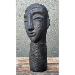 Vintage Ceramic Bust of Man