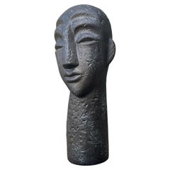 Vintage Ceramic Bust of Man